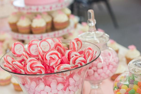 sweets in bowls for wedding decoration 